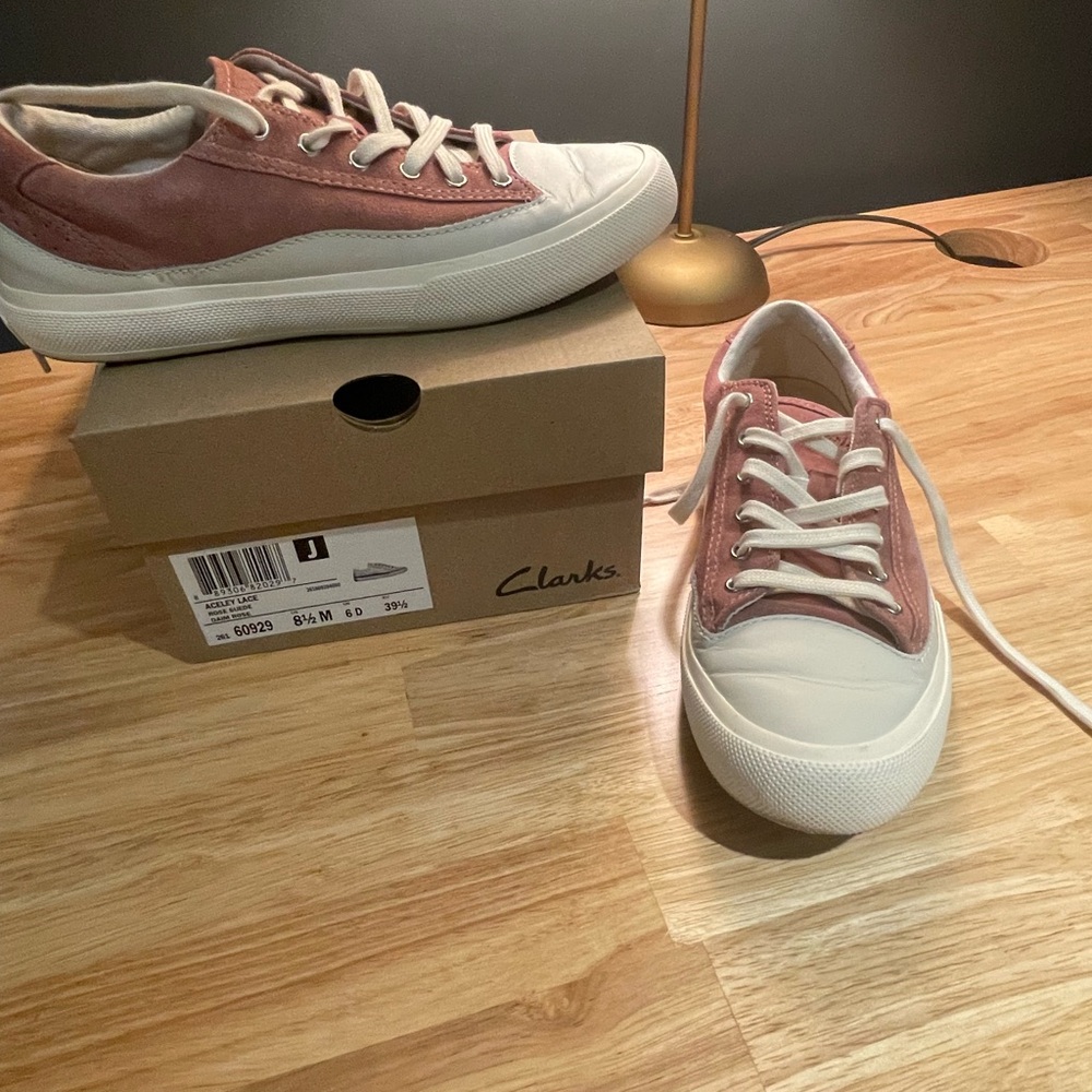 Clarks Rose Suede Casual Shoes